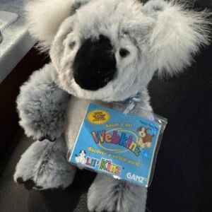 Webkinz Lil'Kinz Koala Plush Toy - Gray and White